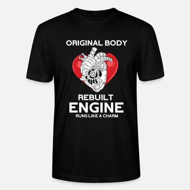 Operation Herz Geschenk - Stanley/Stella Unisex Bio-T-Shirt CRAFTER - Schwarz