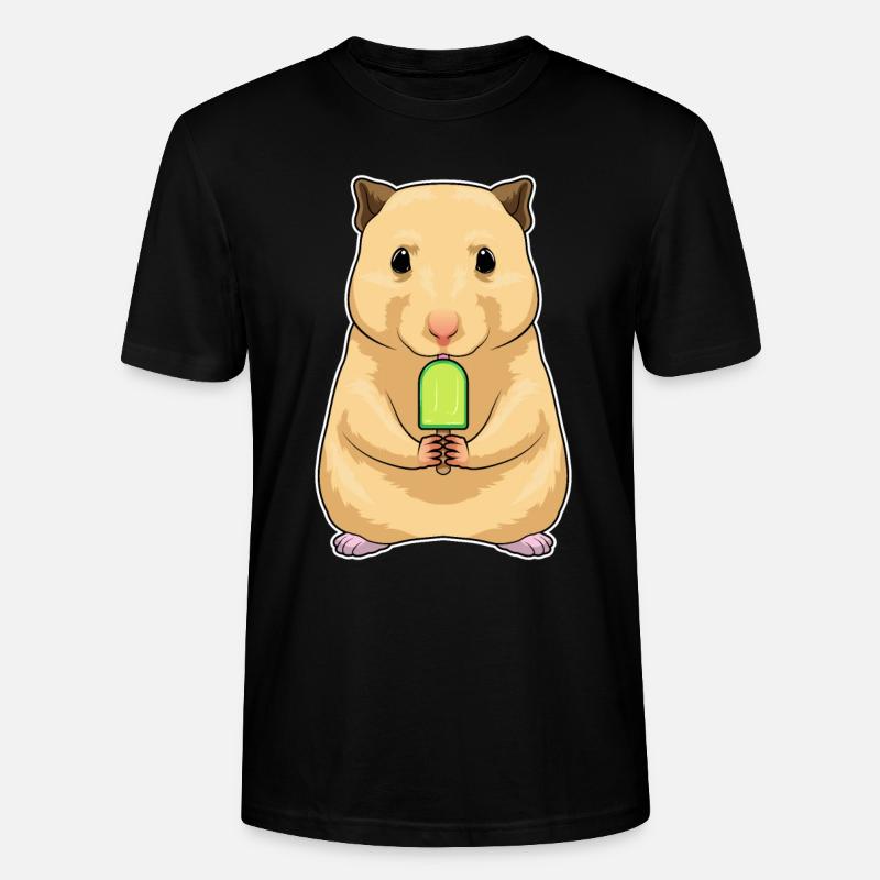 Popsicles de hamster - T-shirt bio CRAFTER Stanley Stella Unisexe - noir