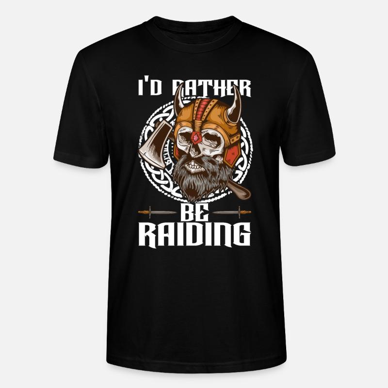 Vikinger Nordisch - Stanley/Stella Unisex Bio-T-Shirt CRAFTER - Schwarz