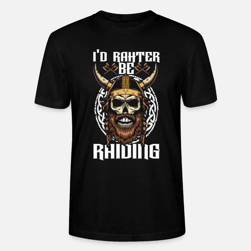 Vikinger Nordisch - Stanley/Stella Unisex Bio-T-Shirt CRAFTER - Schwarz
