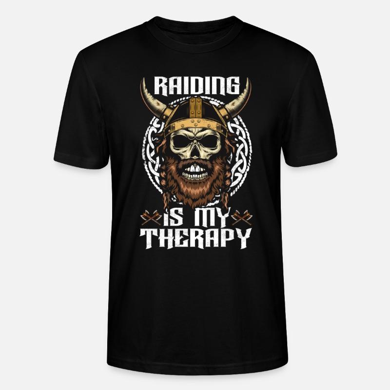 Vikinger Nordisch - Stanley/Stella Unisex Bio-T-Shirt CRAFTER - Schwarz