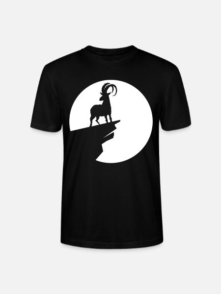 Chèvre - (7) - T-shirt bio CRAFTER Stanley Stella Unisexe - noir