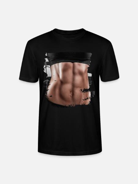 Fake Muscle Woman Fitness Kvinders Krop - Stanley Stella CRAFTER unisex økologisk-T-shirt - sort
