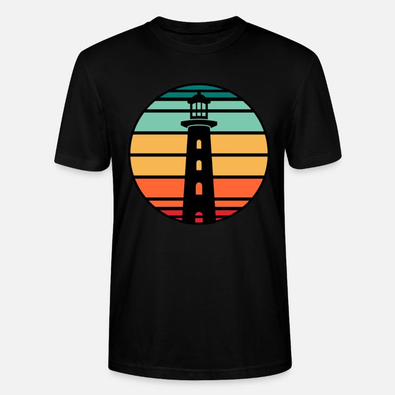 Leuchtturm - Stanley/Stella Unisex Bio-T-Shirt CRAFTER - Schwarz