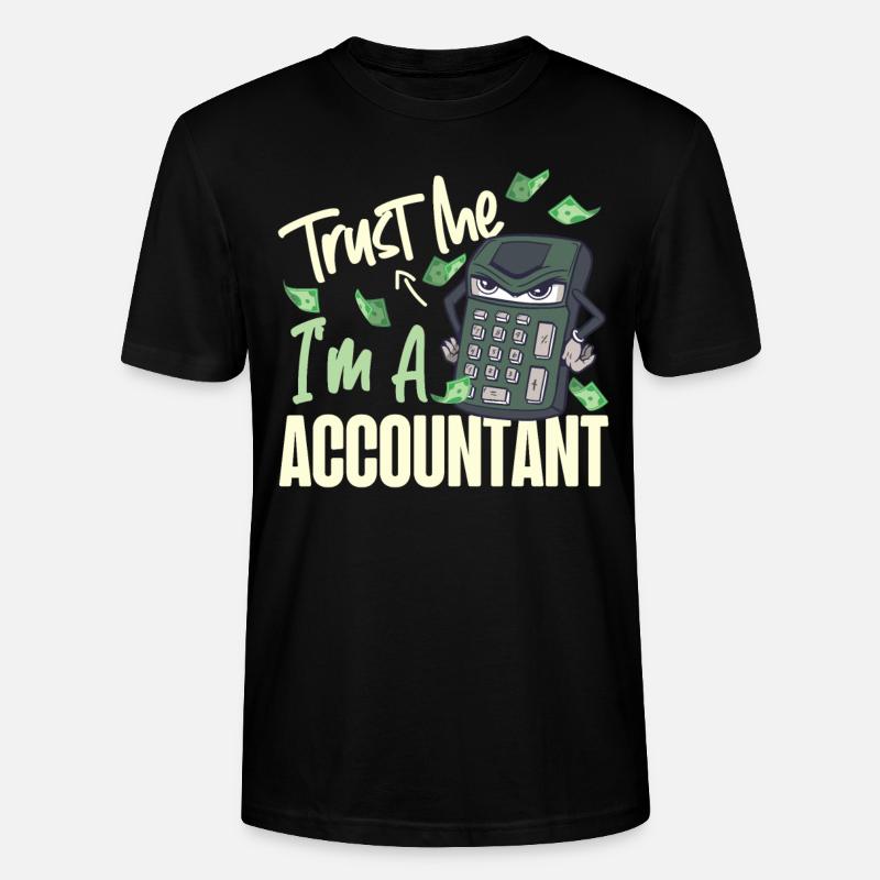 Comptable Comptable Comptable - T-shirt bio CRAFTER Stanley Stella Unisexe - noir