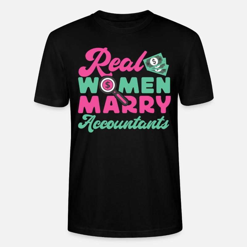 Comptable Comptable Mariage - T-shirt bio CRAFTER Stanley Stella Unisexe - noir