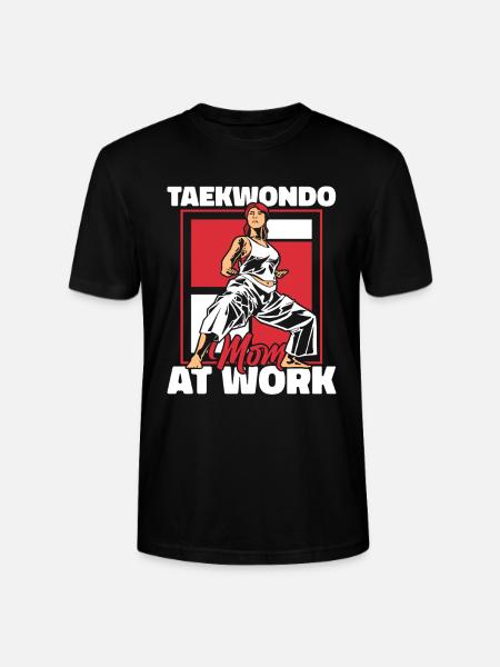 Taekwondo Mama - Stanley/Stella CRAFTER Unisex Organic T-Shirt - black