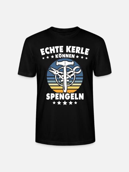 Spengler Beruf Bauspengler Sprüche - Stanley/Stella Unisex Bio-T-Shirt CRAFTER - Schwarz