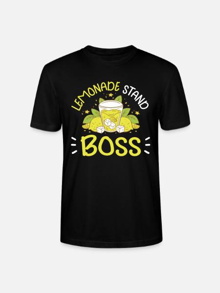 Lemonade Rack Lemon Juice Homemade - Stanley/Stella CRAFTER Unisex Organic T-Shirt - black