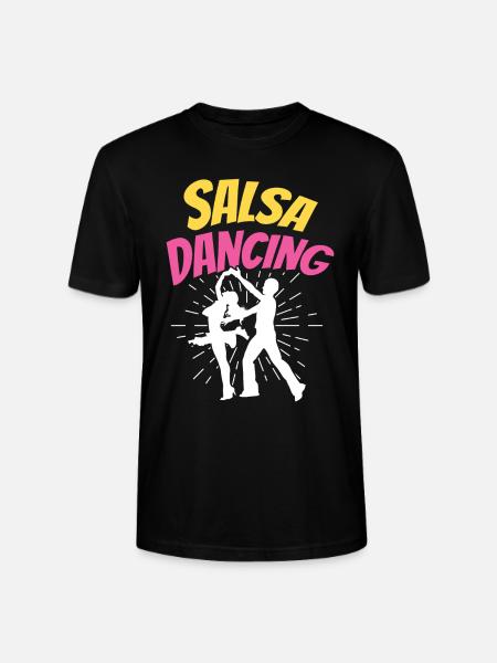 Salsa Dancing Hobby Dance Dancers - Stanley/Stella CRAFTER Unisex Organic T-Shirt - black