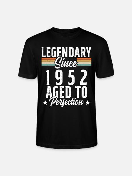 Legendary since 1952 Gift - Stanley/Stella CRAFTER Unisex Organic T-Shirt - black