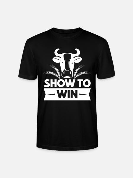 Cattle Show To Win - Stanley/Stella CRAFTER Unisex Organic T-Shirt - black