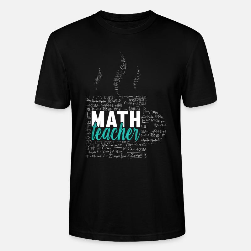 Professeur de mathématiques - T-shirt bio CRAFTER Stanley Stella Unisexe - noir
