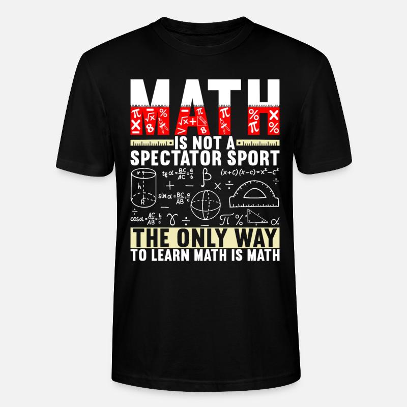Mathe Mathelehrer - Stanley/Stella Unisex Bio-T-Shirt CRAFTER - Schwarz
