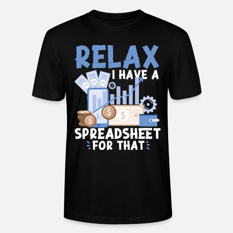 Comptable Comptable Comptable - T-shirt bio CRAFTER Stanley Stella Unisexe - noir