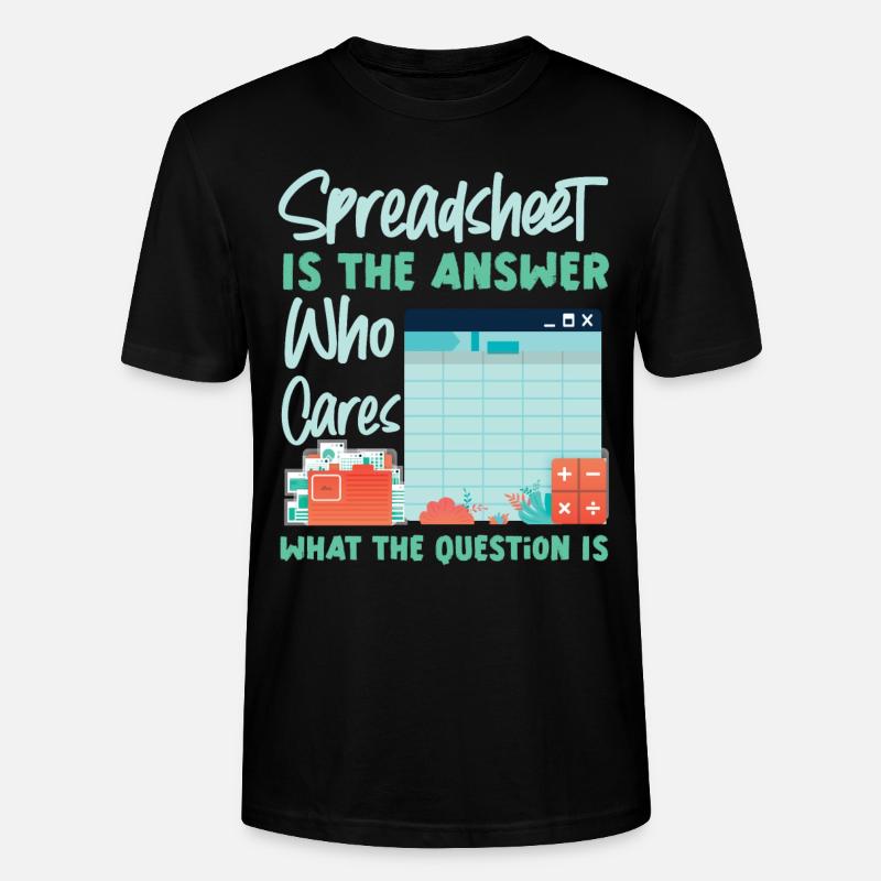 Comptable Comptable Comptable - T-shirt bio CRAFTER Stanley Stella Unisexe - noir