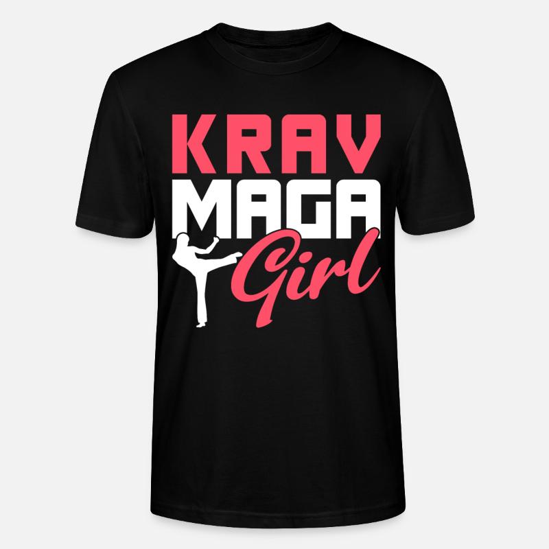 Krav Maga Apparel Israeli Self - Stanley/Stella Unisex Bio-T-Shirt CRAFTER - Schwarz