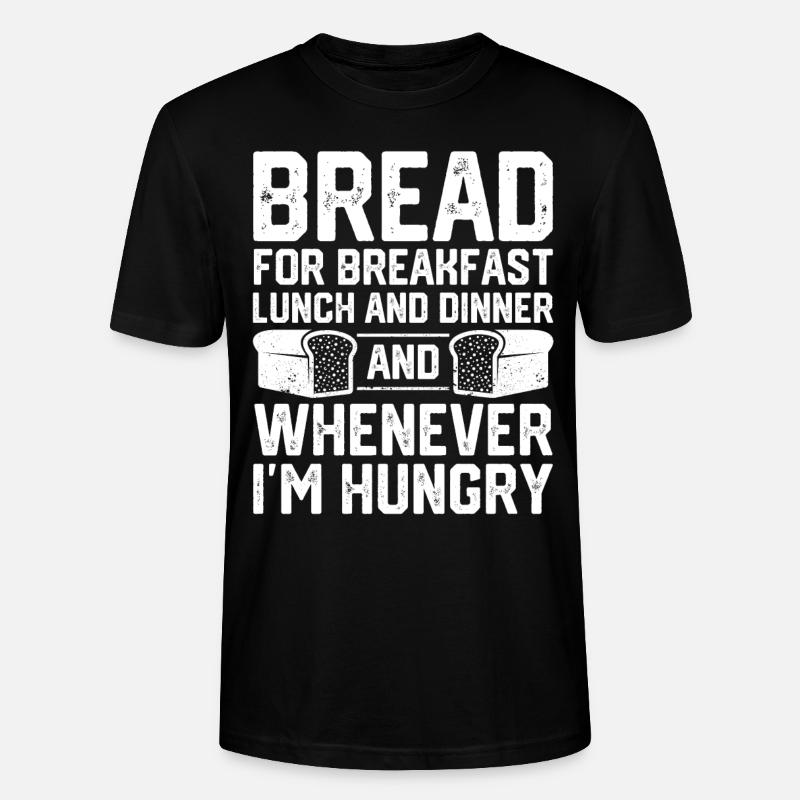 Funny bread baker - Stanley/Stella CRAFTER Unisex Organic T-Shirt - black