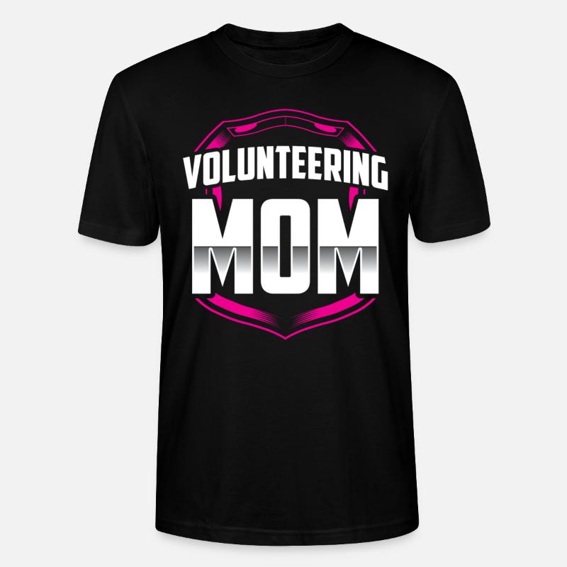 Ehrenamtliche Mutter Freiwillig Freiwilliger Beruf - Stanley/Stella Unisex Bio-T-Shirt CRAFTER - Schwarz