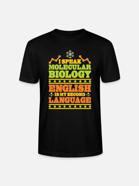 Biology Biologist Funny Molecular Biologist - Stanley/Stella CRAFTER Unisex Organic T-Shirt - black