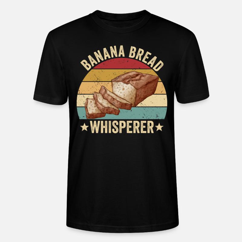 Lustiger Brotbacken-Bäcker - Stanley/Stella Unisex Bio-T-Shirt CRAFTER - Schwarz
