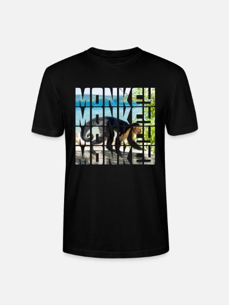 Singe - T-shirt bio CRAFTER Stanley Stella Unisexe - noir