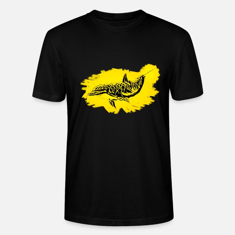 Delfin - Stanley/Stella Unisex Bio-T-Shirt CRAFTER - Schwarz
