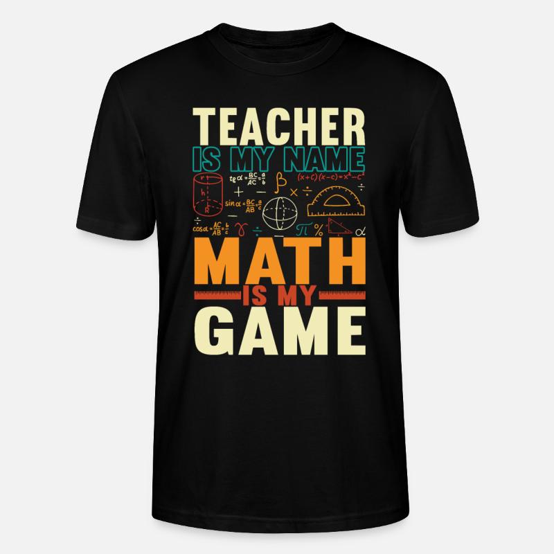 Mathe Mathelehrer - Stanley/Stella Unisex Bio-T-Shirt CRAFTER - Schwarz