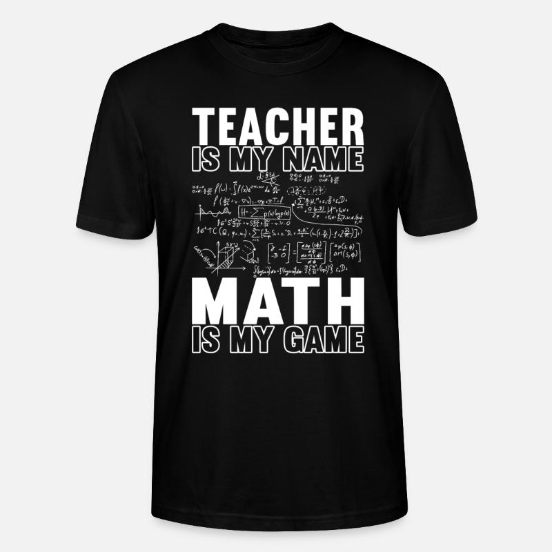 Mathe Mathelehrer - Stanley/Stella Unisex Bio-T-Shirt CRAFTER - Schwarz