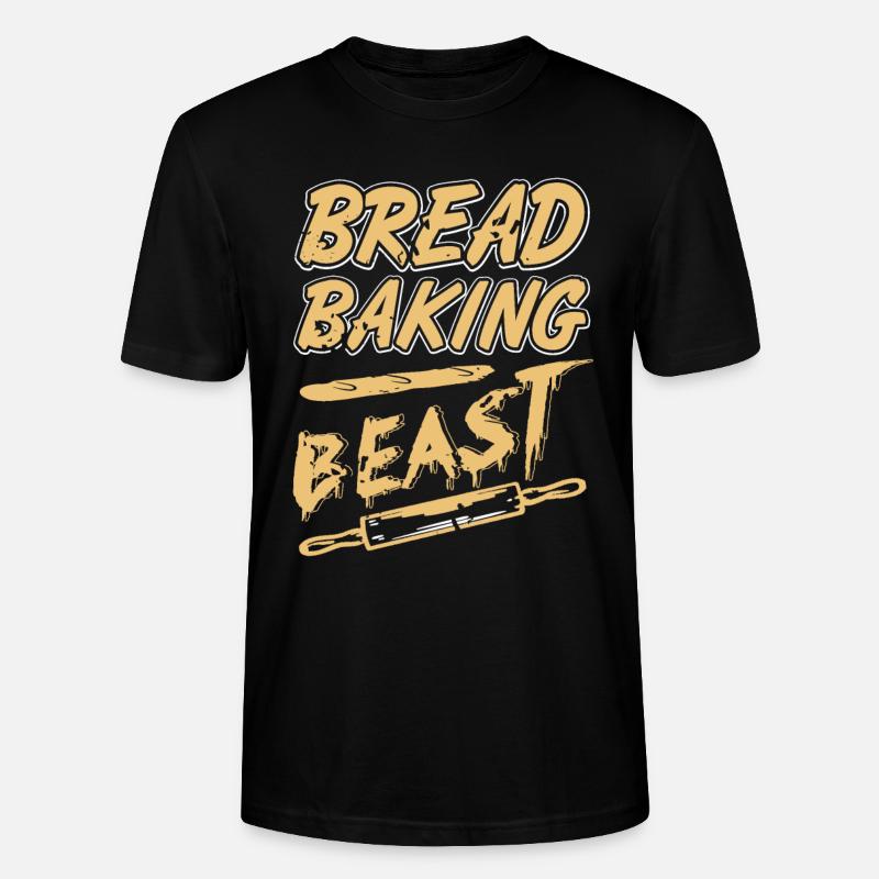 Bread baker beast - Stanley/Stella Unisex Bio-T-Shirt CRAFTER - Schwarz