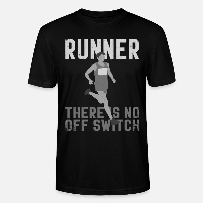 Running Runner Half Marathon - Stanley/Stella Unisex Bio-T-Shirt CRAFTER - Schwarz