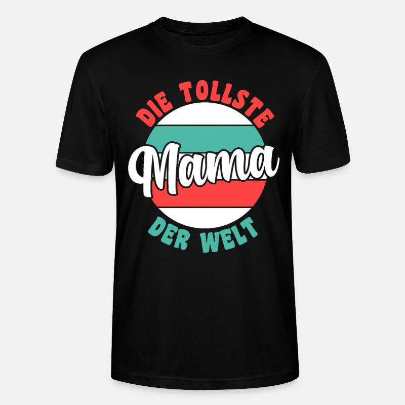 Mutter Mama - Stanley/Stella Unisex Bio-T-Shirt CRAFTER - Schwarz