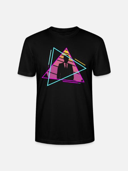 Retro Vintage Classic Banker Banking - Stanley/Stella CRAFTER Unisex Organic T-Shirt - black