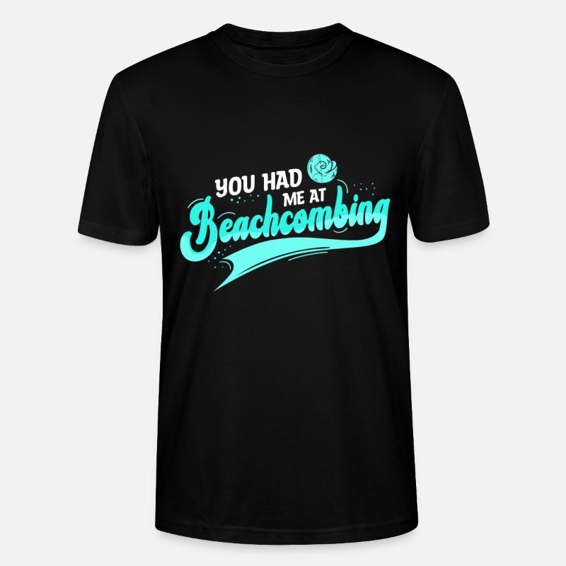 Collecte de moules Beachcombing - T-shirt bio CRAFTER Stanley Stella Unisexe - noir