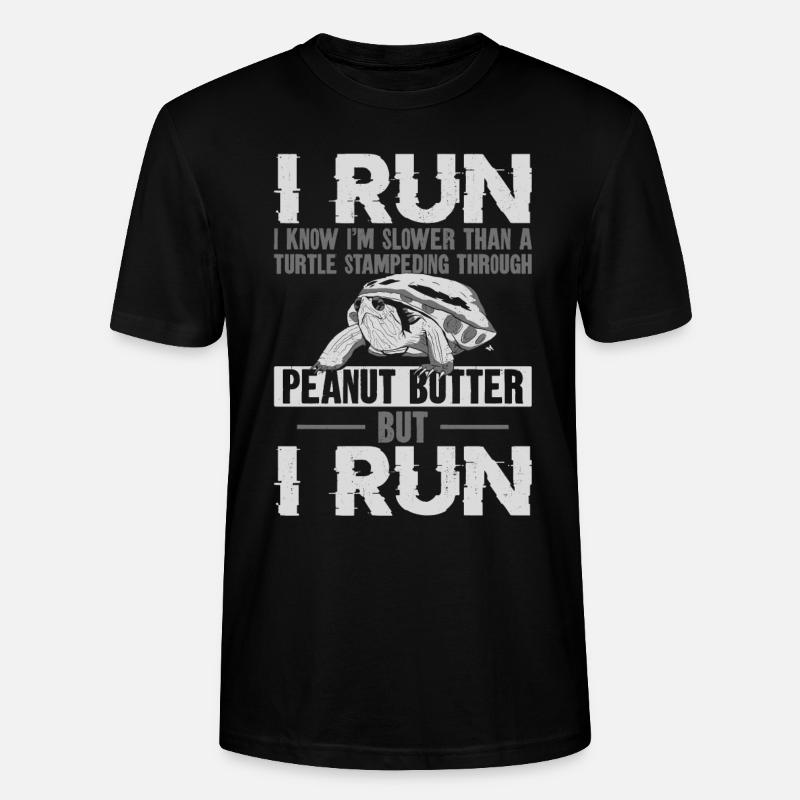 Running Runner Half Marathon - Stanley/Stella Unisex Bio-T-Shirt CRAFTER - Schwarz
