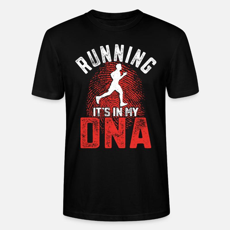 Running Runner Half Marathon - Stanley/Stella Unisex Bio-T-Shirt CRAFTER - Schwarz