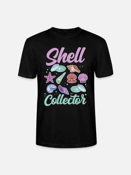 Skalsamlare Musselsamlare samlar musslor - Ekologisk T-shirt CRAFTER unisex från Stanley/Stella - svart