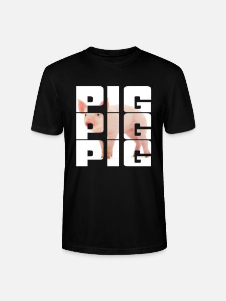 Cochon - T-shirt bio CRAFTER Stanley Stella Unisexe - noir