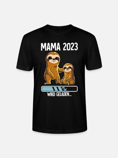 Werdende Mama 2023 - Stanley/Stella Unisex Bio-T-Shirt CRAFTER - Schwarz