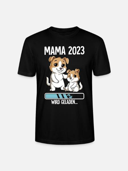 Werdende Mama 2023 - Stanley/Stella Unisex Bio-T-Shirt CRAFTER - Schwarz