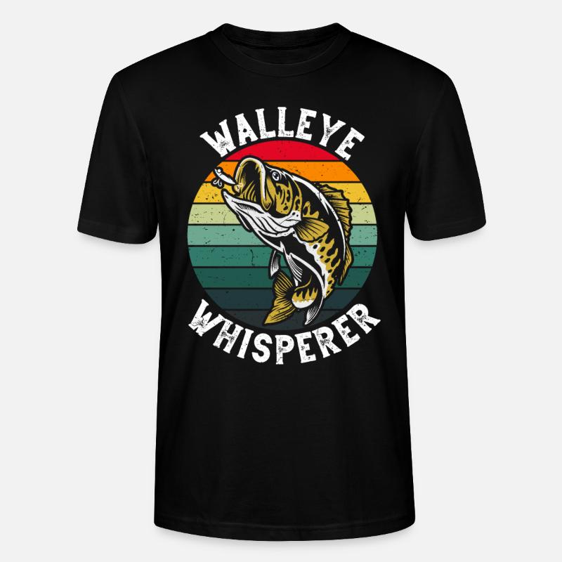 Zanderflüsterer - Stanley/Stella Unisex Bio-T-Shirt CRAFTER - Schwarz