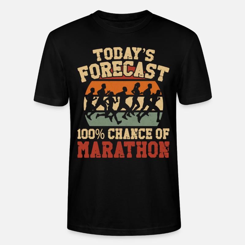 Running Runner Half Marathon - Stanley/Stella Unisex Bio-T-Shirt CRAFTER - Schwarz