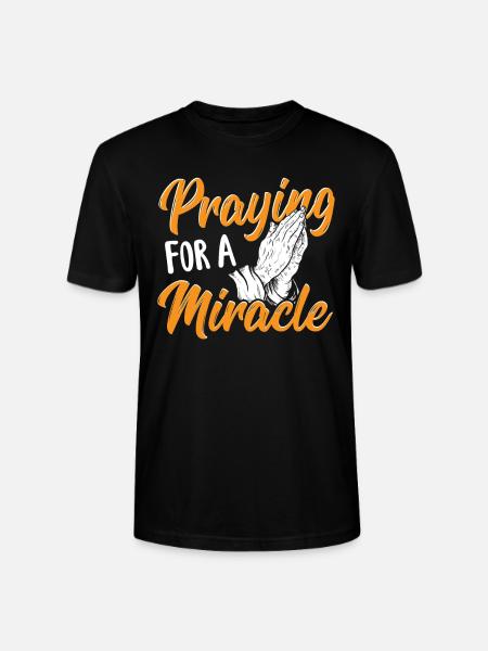 Prier pour un pasteur miracle - T-shirt bio CRAFTER Stanley Stella Unisexe - noir