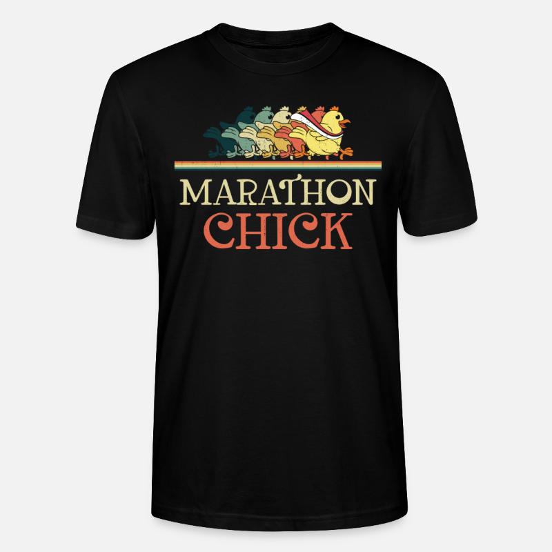 Running Runner Half Marathon - Stanley/Stella Unisex Bio-T-Shirt CRAFTER - Schwarz