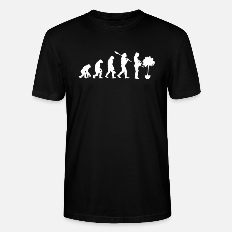 Ficus Evolution Jardinier - T-shirt bio CRAFTER Stanley Stella Unisexe - noir