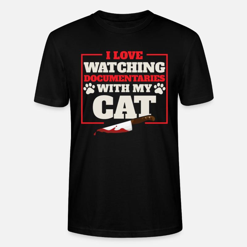 Documentaire Télé-réalité Pet Lovers - T-shirt bio CRAFTER Stanley Stella Unisexe - noir
