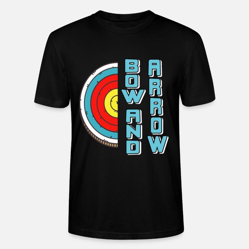 Bow and Arrow - Stanley/Stella Unisex Bio-T-Shirt CRAFTER - Schwarz