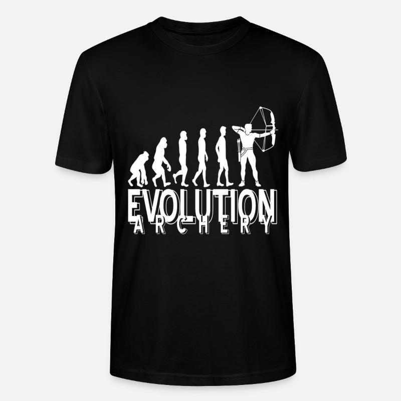 Archer de l’évolution - T-shirt bio CRAFTER Stanley Stella Unisexe - noir