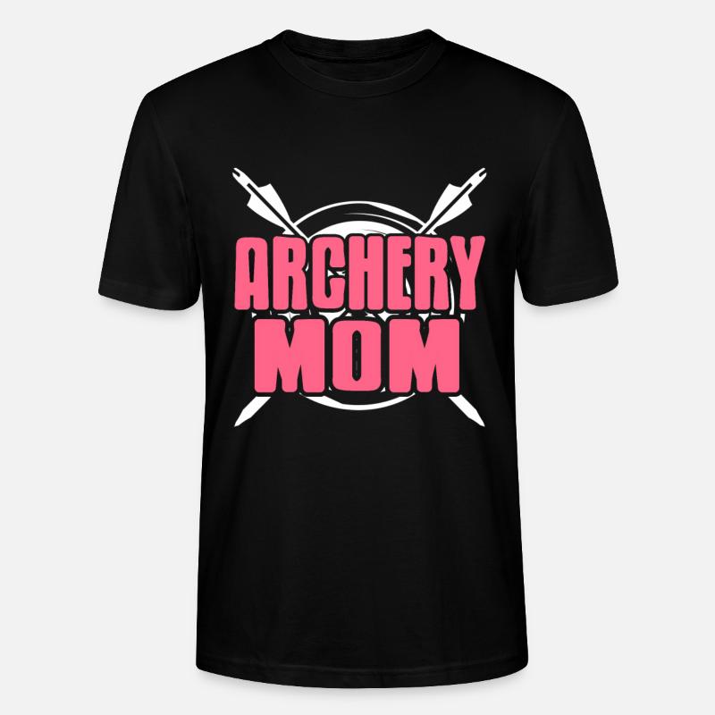Schütze - Archery Mom - Stanley/Stella Unisex Bio-T-Shirt CRAFTER - Schwarz