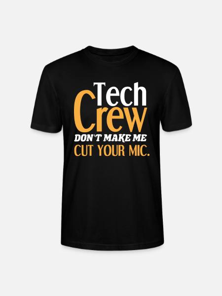 Theatre Technician Crew - Stanley/Stella CRAFTER Unisex Organic T-Shirt - black